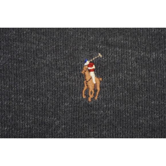 Polo Ralph Lauren Sweater Men's XXL 1/4 Zip Pullover Estate Rib Charcoal Gray - Picture 3 of 4